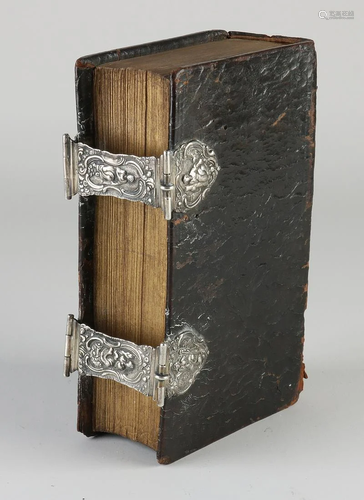 Kirchen gesang buch, 1791, with leather cover and a