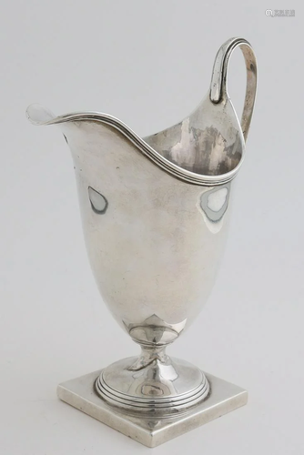 Silver pitcher, 925/000, Empire style, with fillet