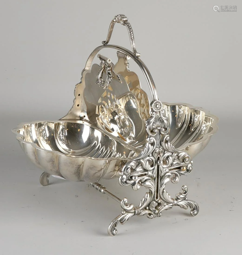 Antique English plated cabaret. Victorian. Dimensions: