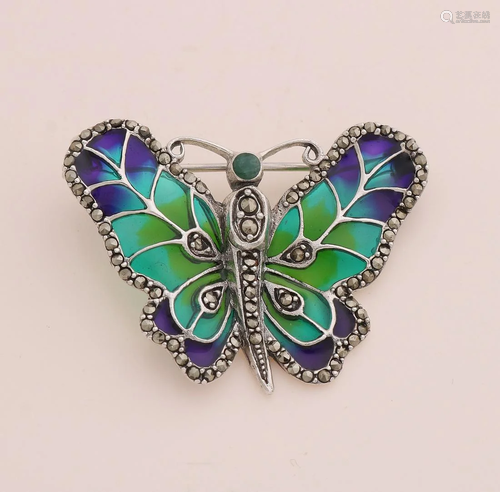 Silver brooch/pendant, 925/000, in the shape of a