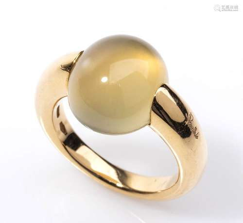 Gold ring - by POMELLATO MILANO18k rose gold and moonstone. ...