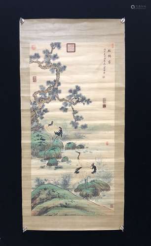 A Chinese painting, Luopin mark