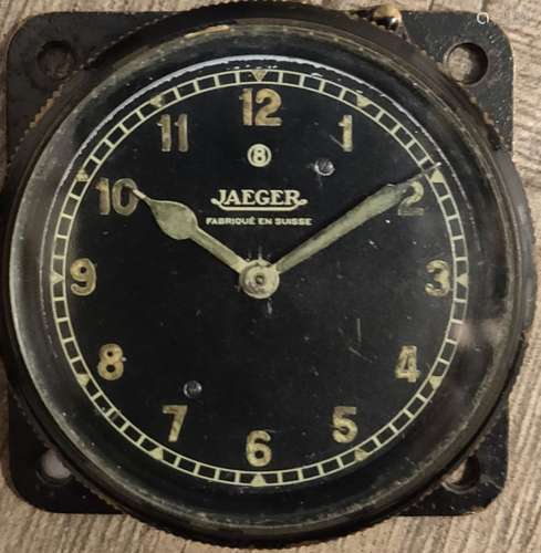 Jaeger Montre de Char en métal à mouvement mécanique. Boîtie...