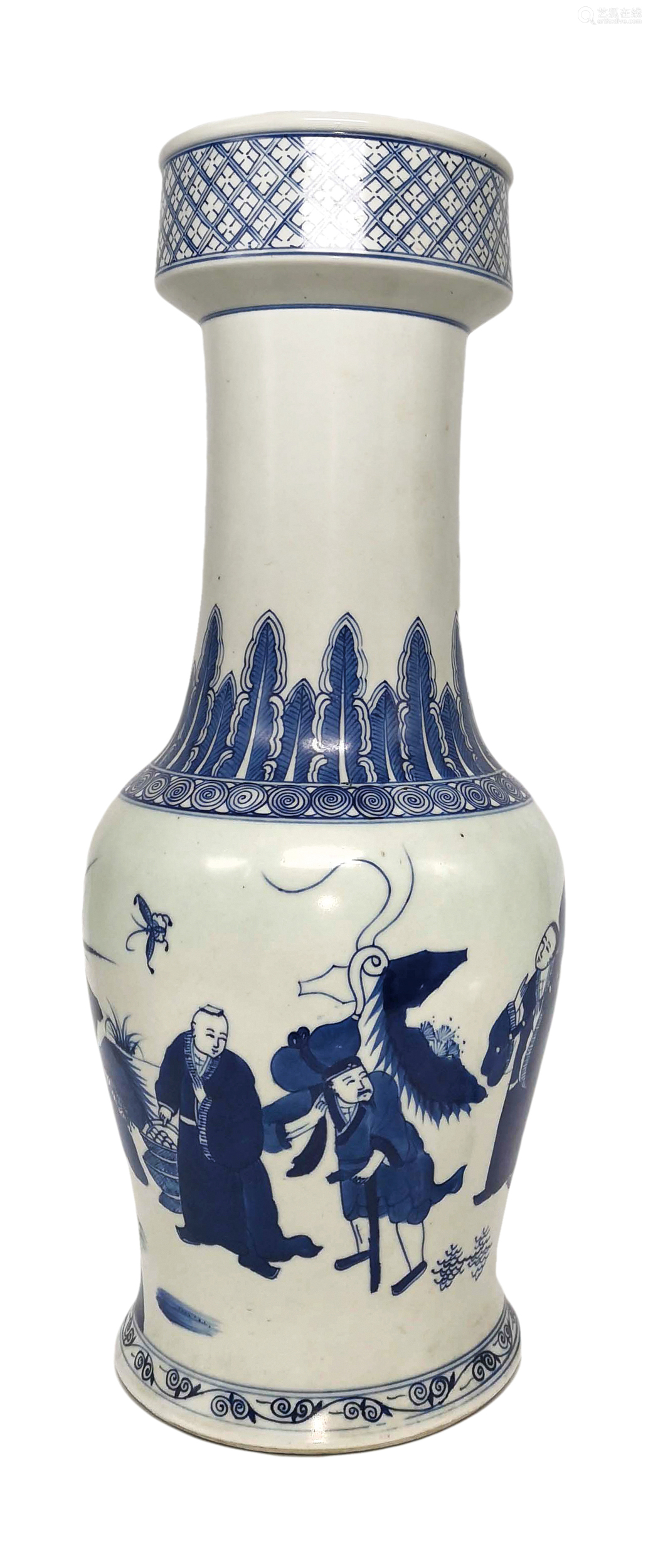 青花八仙花瓶 Deal Price Picture 青花八仙花瓶 Deal Price Picture