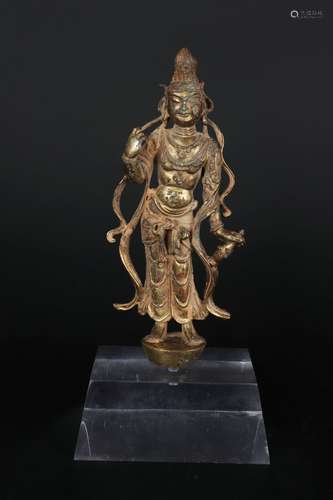 chinese bronze buddh statue