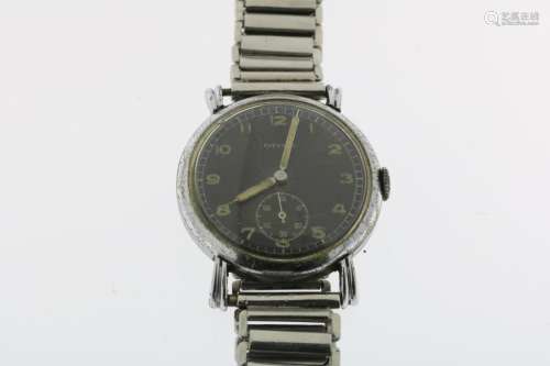 Stalen Otimo, vintage leger horloge 1940