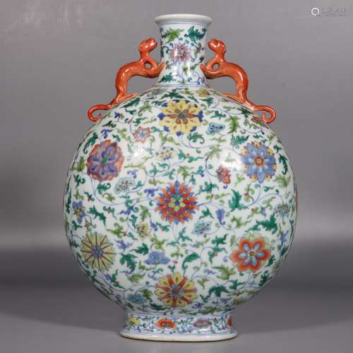 chinese porcelain moonflask