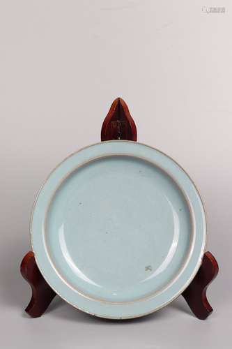 chinese jun kiln porcelain dish