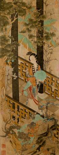 chinese liu songnian's painting