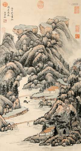 chinese wang shimin's painting