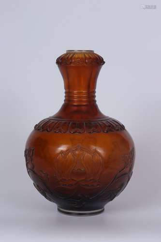 chinese Coloured glaze vase