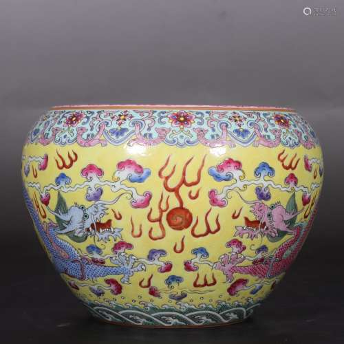 chinese famille rose porcelain water pot