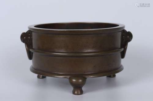 chinese xuande incense burner