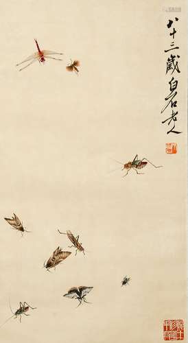 chinese qi baishi's painting