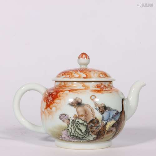 chinese famille rose porcelain ewer