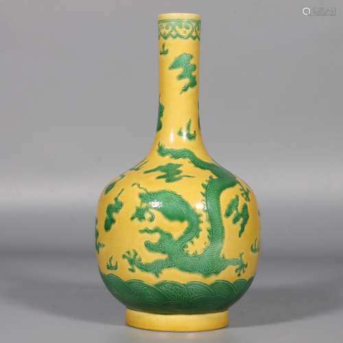 chinese yellow-ground porcelain 