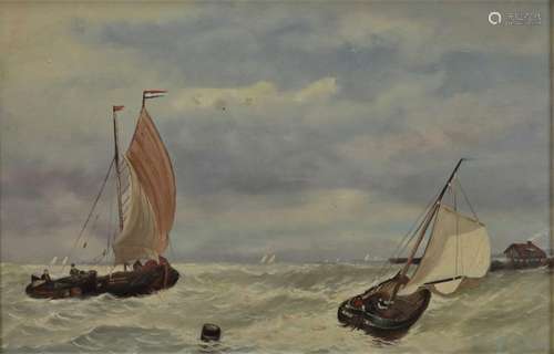 Marijnissen, A. Schepen voor de kust