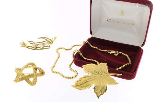 Lot costume jewellery, wo van Cameon