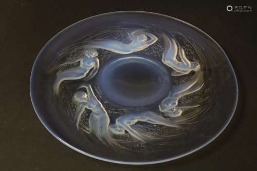 Opaal glazen Lalique schaal