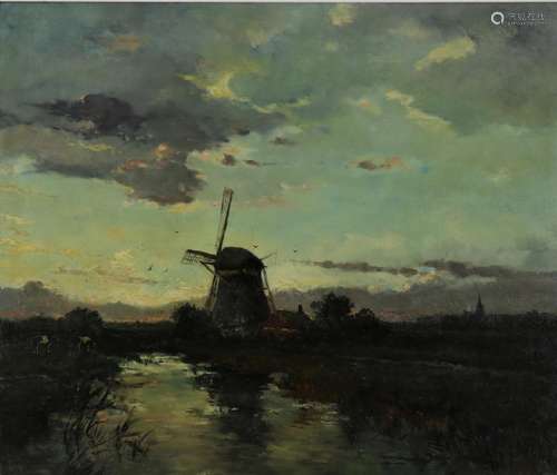 Linde, Johan van der. zonsondergang