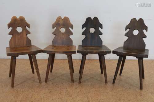 Serie van 4 stoelen, Oostenrijk