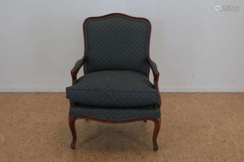 Noten Louis XV-stijl damesfauteuil