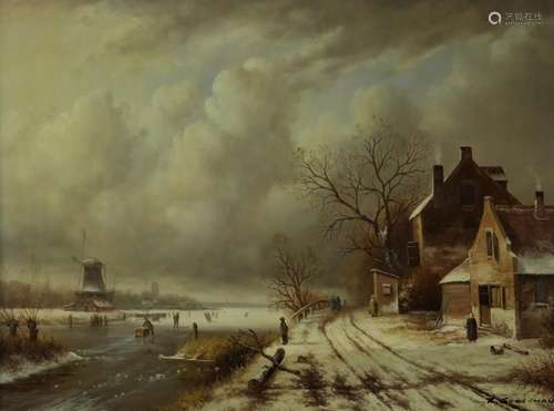 Grossman, R. Winterlandschap