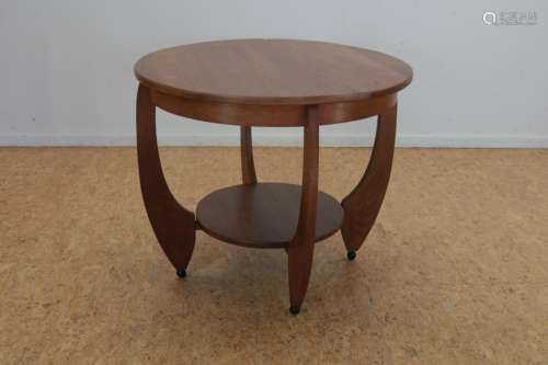 Eiken Art Deco ronde tafel