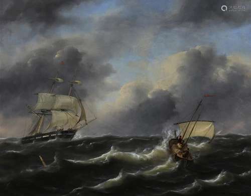 Emmerik, Govert van. Schepen op zee