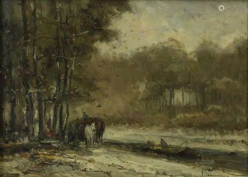 Stademan, J. Bosgezicht in de winter