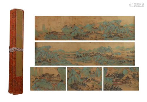 A HANDSCROLL PAINTING OF LANDSCAPE, ANONYMOUS