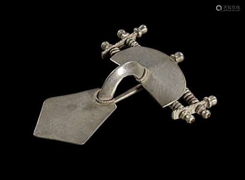 Ostrogothian silver fibula.