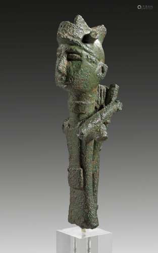 Nuraghic bronze figure or warrior.