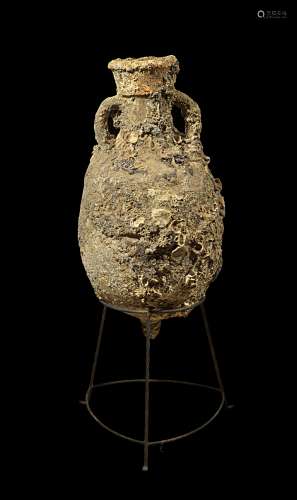 Roman transport amphora of the type Brindisi-like with funne...