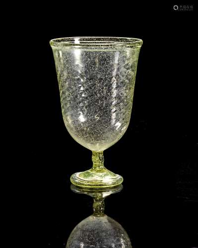 Elegant glass beaker.