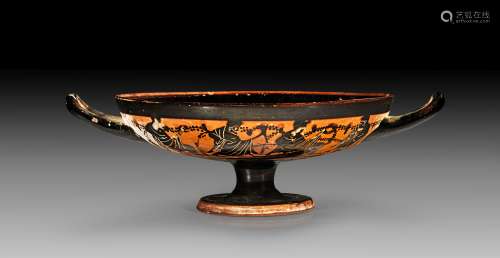Attic black-figure cup of the Leafless Group.