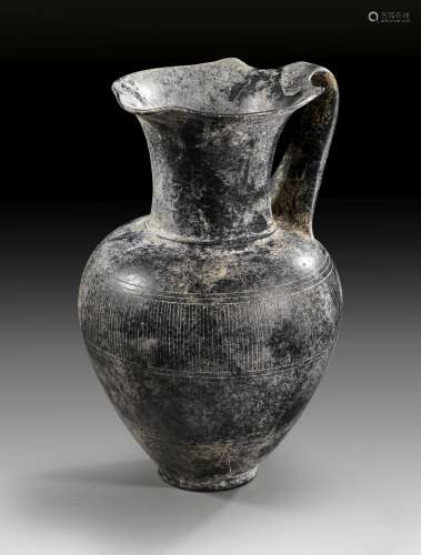 Etruscan treefoil jug.