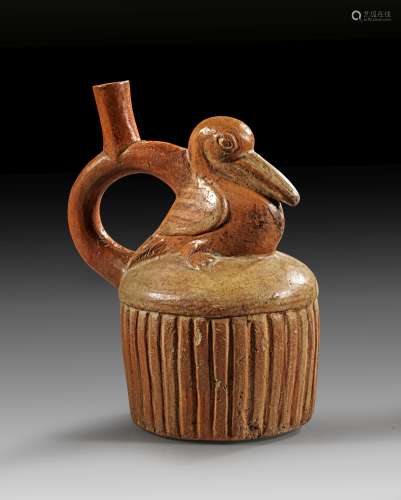 Early Mochica vessel of unusual form.