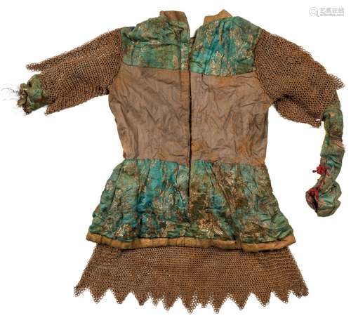 Ⓦ A MUGHAL INDIAN ARMING DOUBLET FROM A PARADE ARMOUR^ 19TH ...