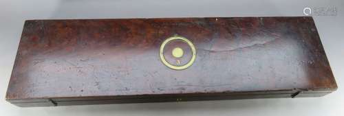 Ⓐ A MAHOGANY CASE FOR A D.B. FLINTLOCK SPORTING GUN^ SECOND ...