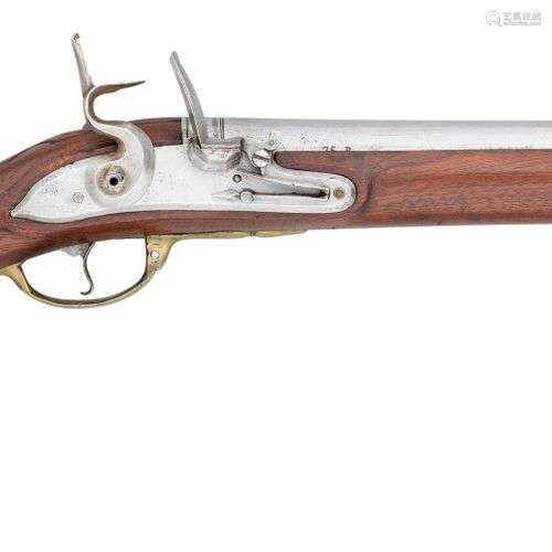 A .750 CALIBRE FRENCH FLINTLOCK MUSKET^ CIRCA 1740