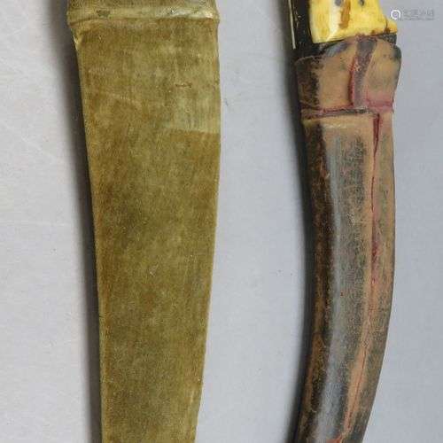 ˜TWO INDIAN DAGGERS (PESH KABZ)^ 19TH CENTURY