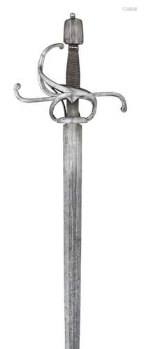 ‡ Ⓦ A RAPIER IN SOUTH GERMAN EARLY 17TH CENTURY STYLE^ 19TH ...