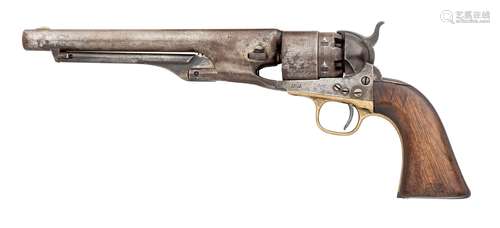 Ⓦ A .44 CALIBRE COLT MODEL 1860 SIX-SHOT PERCUSSION ARMY REV...