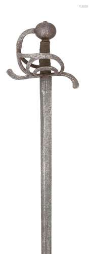 Ⓦ A RARE ENGLISH BACKSWORD^ CIRCA 1620