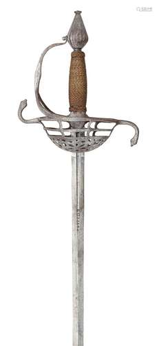 Ⓦ AN ENGLISH RAPIER^ CIRCA 1630