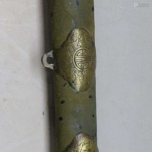 A COMPOSITE CHINESE SWORD^ QING DYNASTY^ 19TH CENTURY; AN AS...