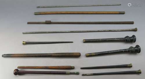 ˜Ⓦ FIFTEEN RAMRODS^ 18TH/EARLY 19TH CENTURIES