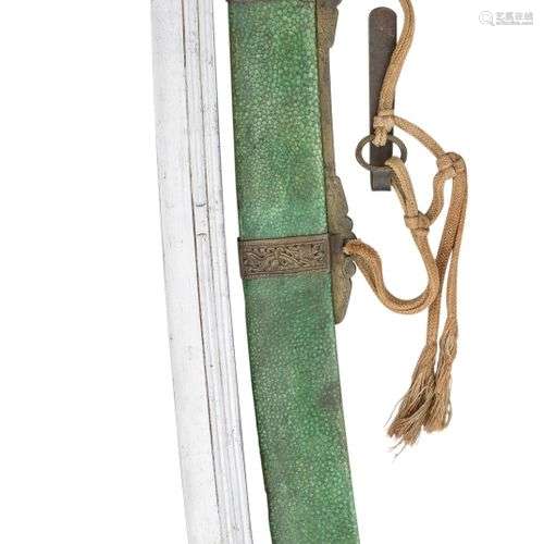 A CHINESE DECORATED SWORD (DAO)^ 20TH CENTURY