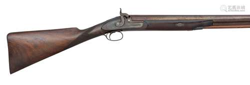 Ⓦ AN 8 BORE PERCUSSION WILDFOWLING GUN BY MOORE AND HARRIS^ ...